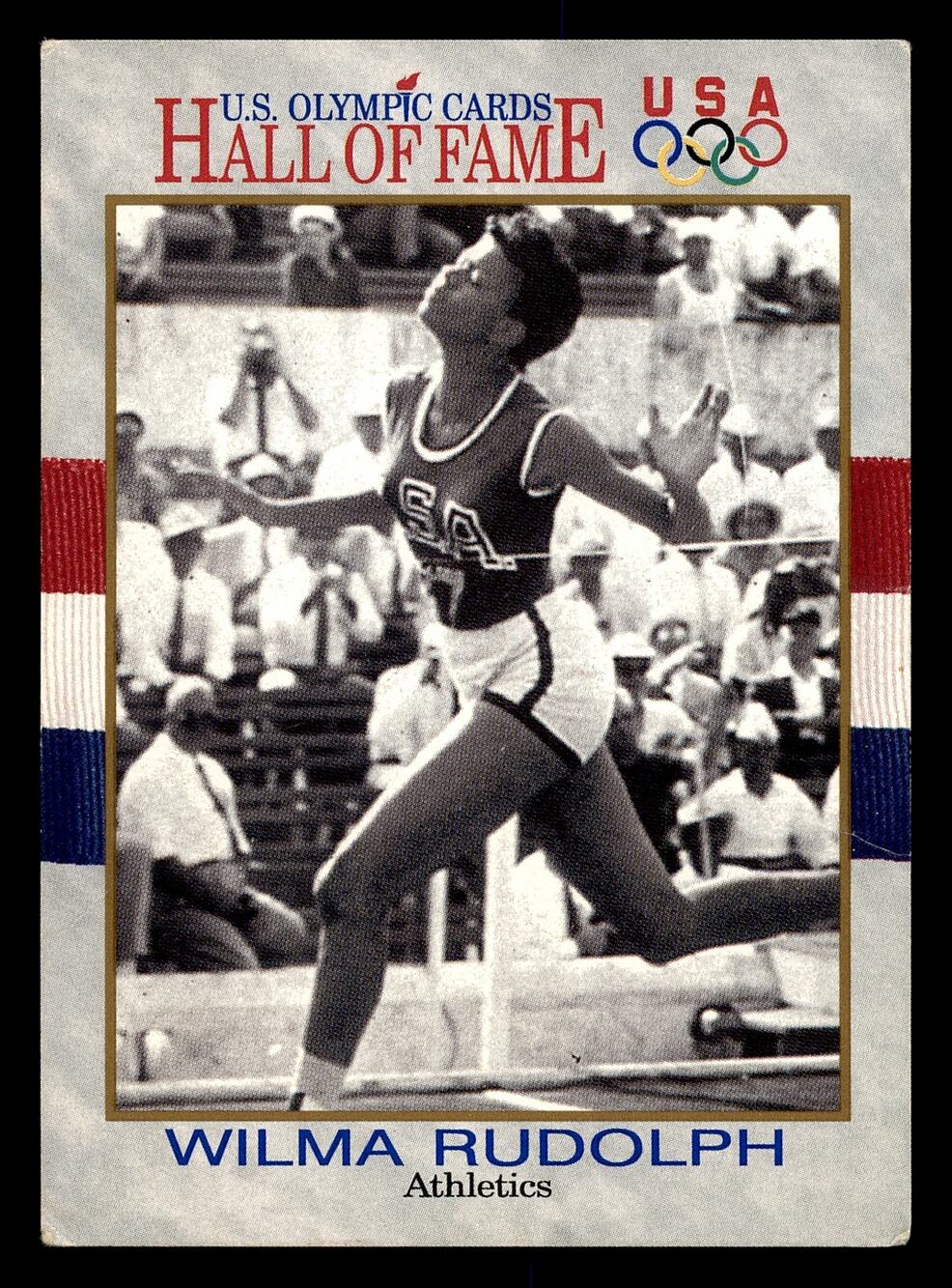 1991 Impel U.S. Olympic Hall of Fame #7 Wilma Rudolph Card